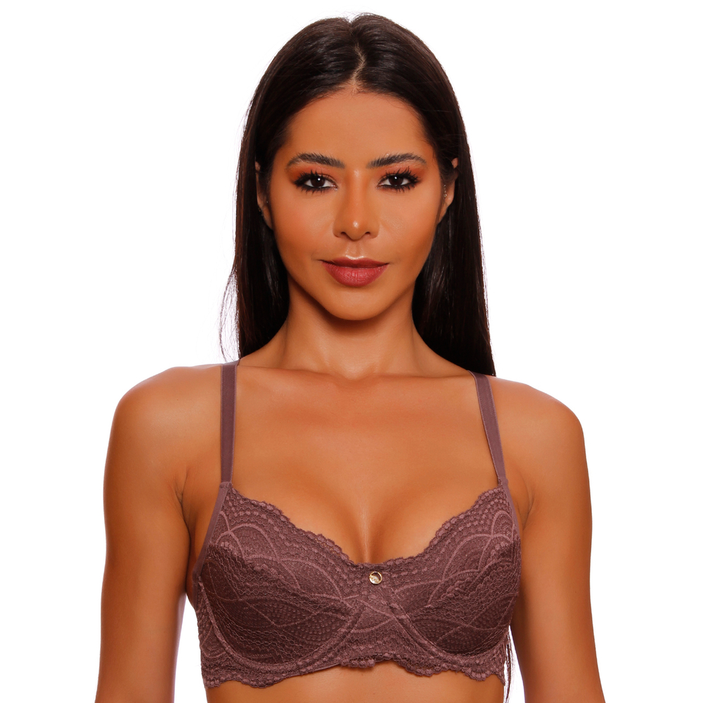 Sutiã Em Renda Sem Bojo Com Aros Nayane