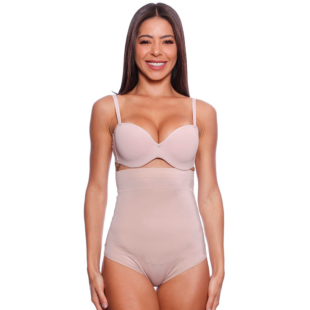 Calcinha Alta Compressão Fio Duplo Cintura Alta Vi Lingerie
