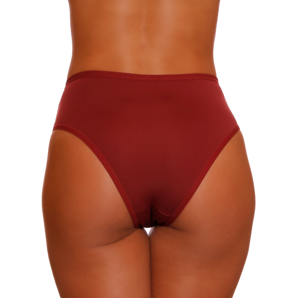 Calcinha Ultrafirmadora Cintura Alta Com Renda Nayane