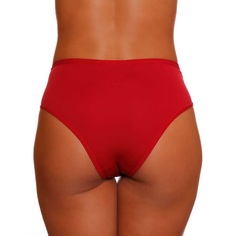 Calcinha Ultrafirmadora Cintura Alta Com Renda Nayane