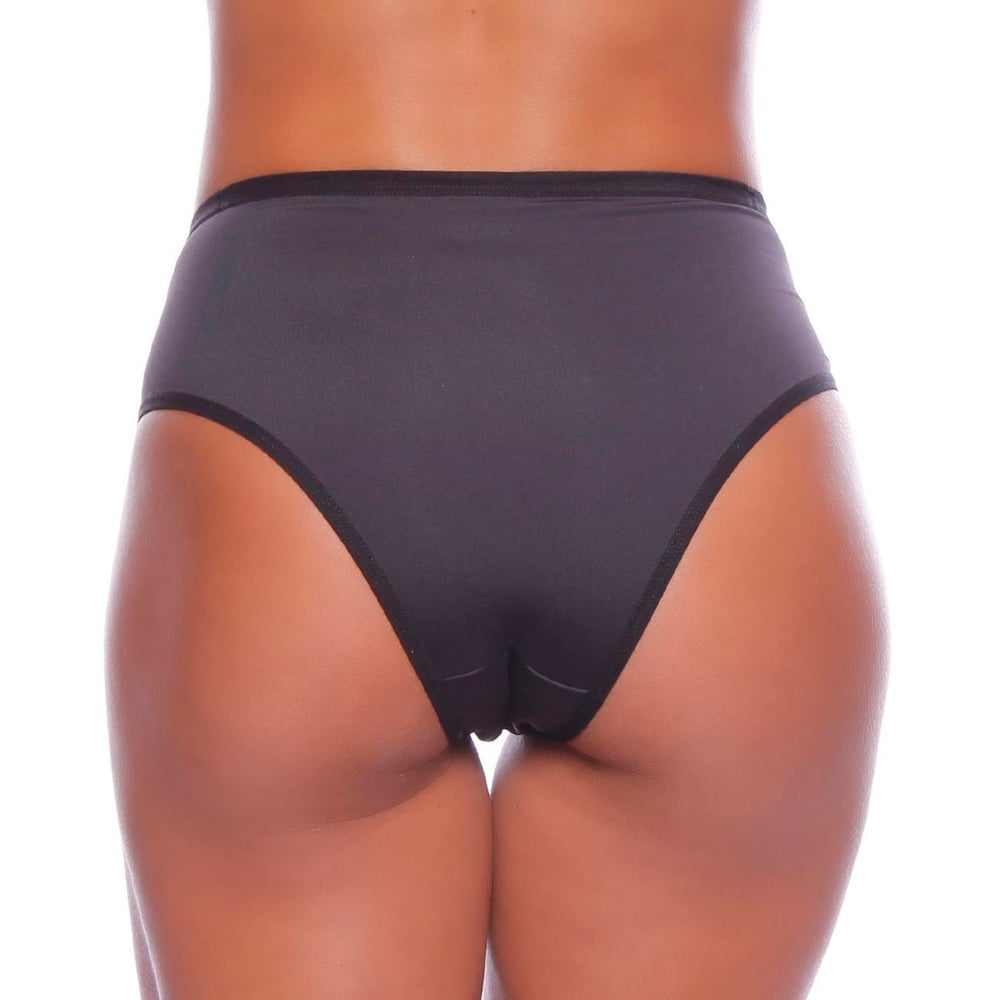 Calcinha Ultrafirmadora Cintura Alta Com Renda Nayane