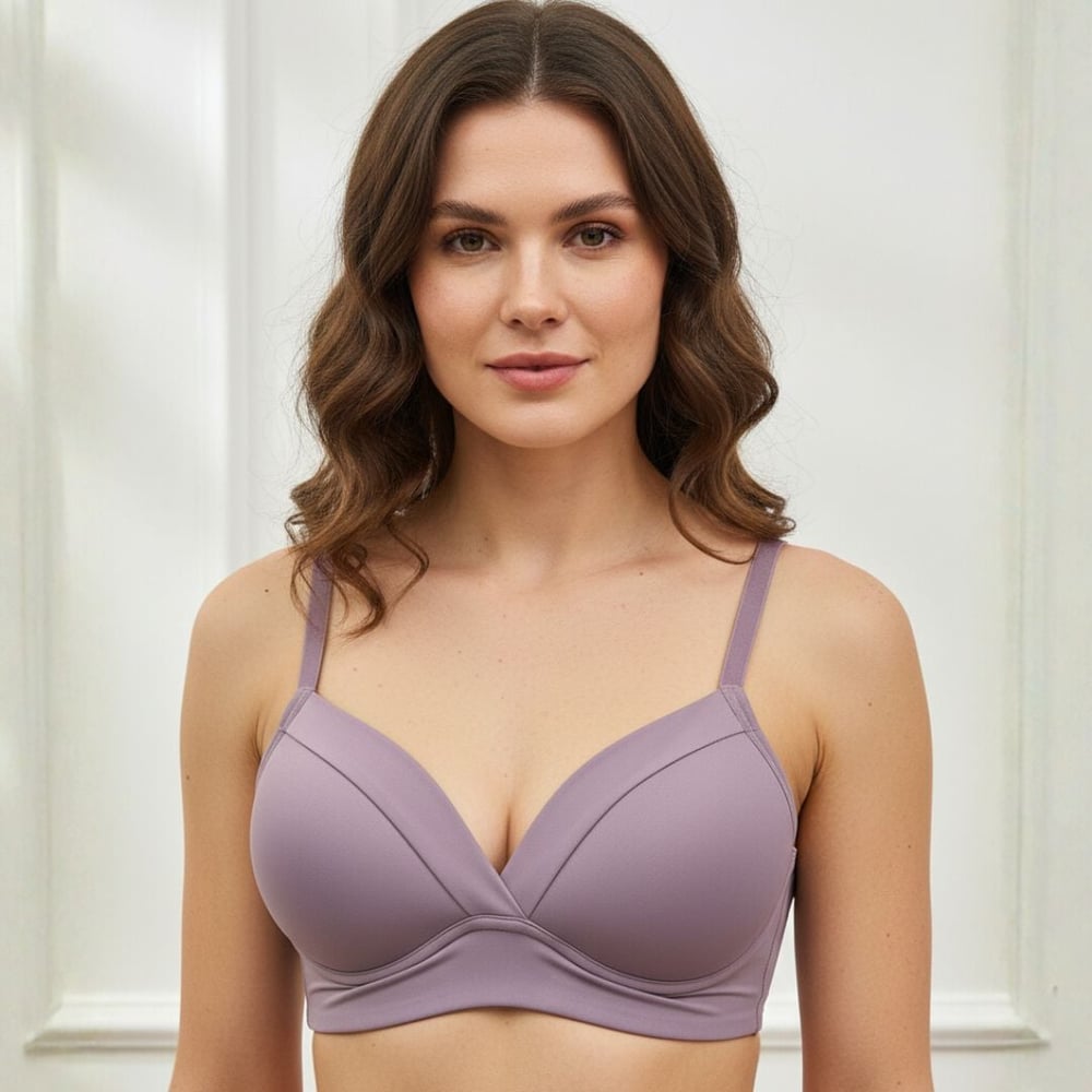 Sutiã Liso Reforçado Com Bojo Corpo Nú