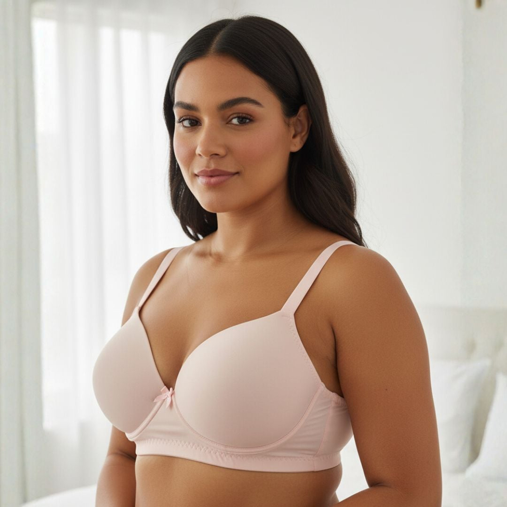 Sutiã Confort Plus Size Liso Com Bojo Dy Girl