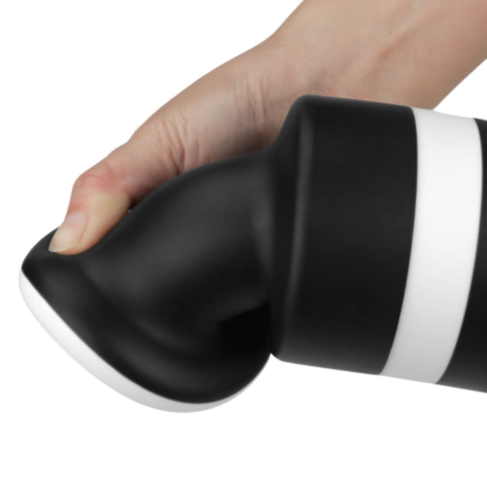 Plug Anal Com Listras 19,5 X 7,7 Cm Linha X-missioner Lovetoy