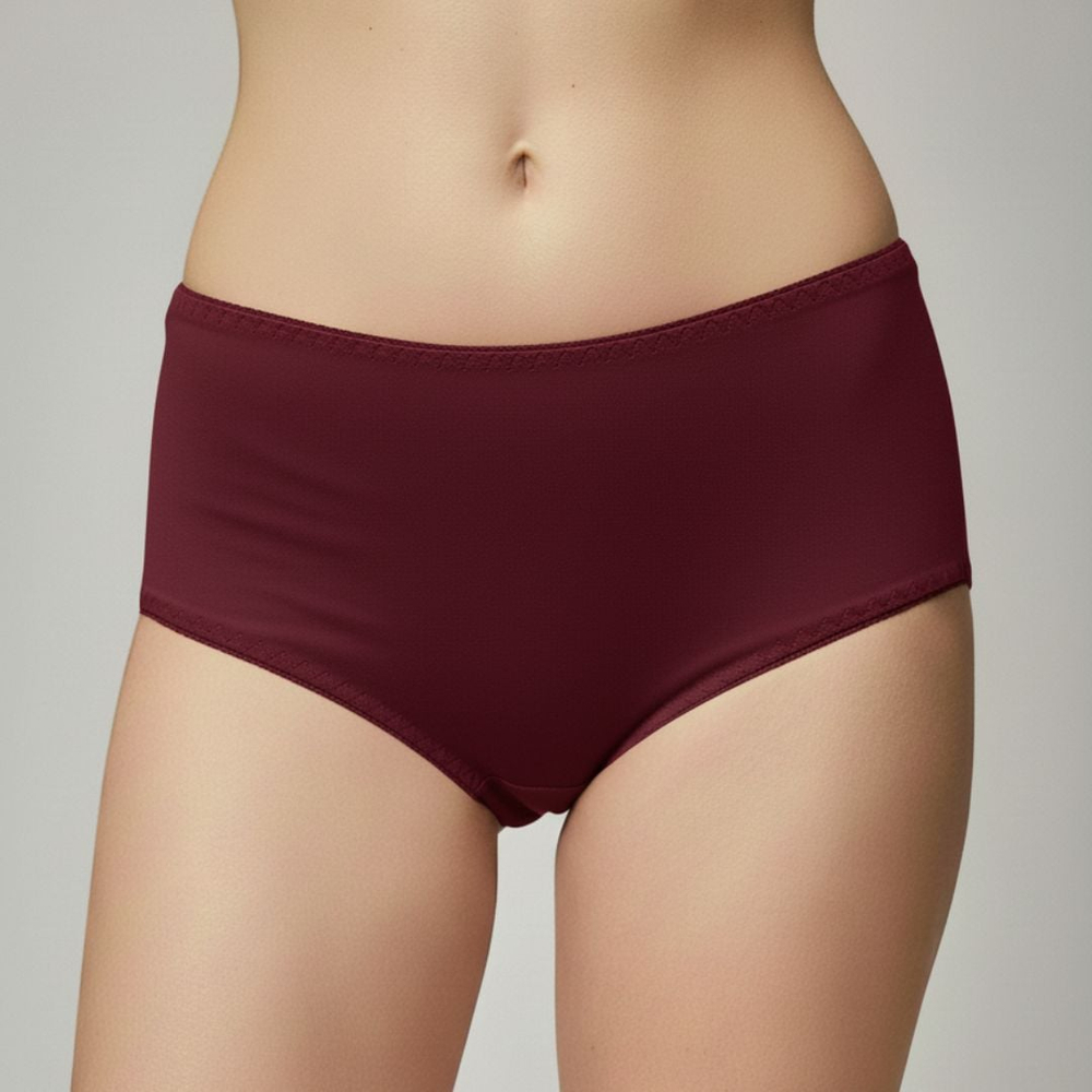 Calcinha Estilo Calçola Colors Lisa De Algodão Edima