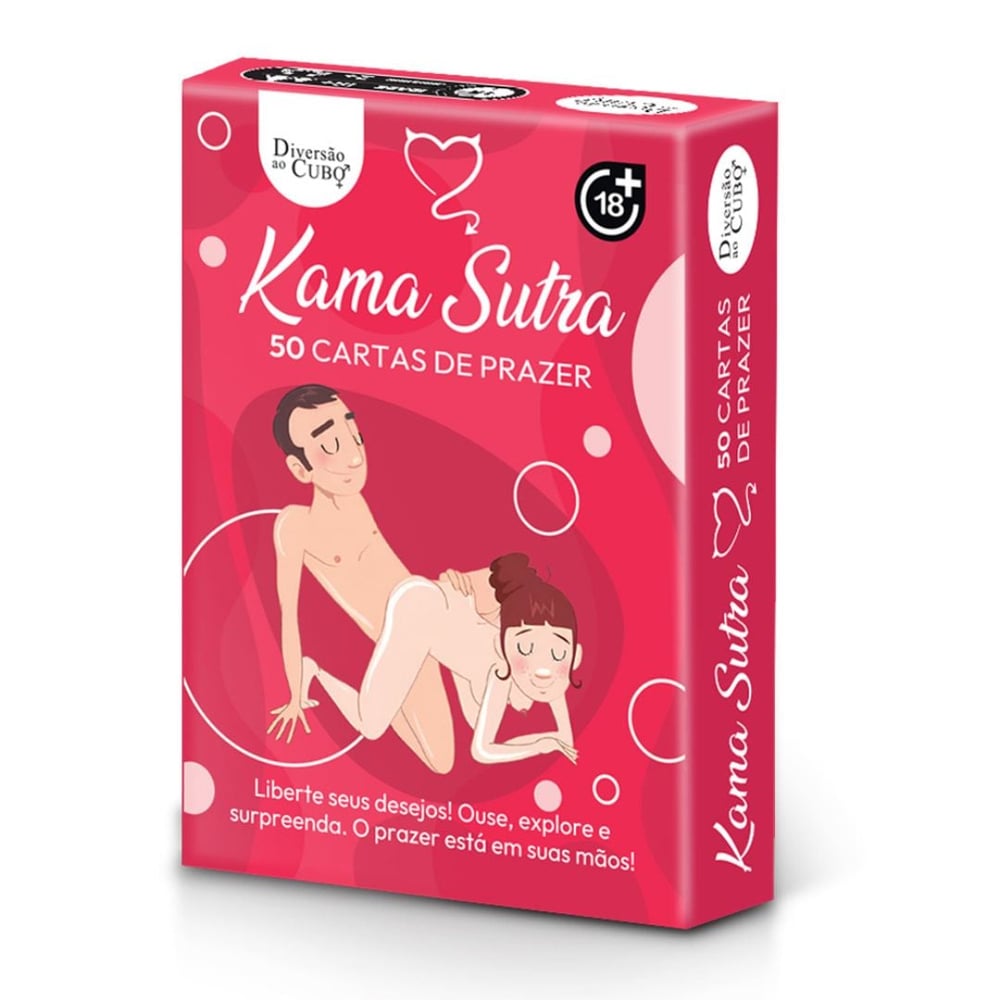 Baralho Kama Sutra 50 Cartas Diversão Ao Cubo