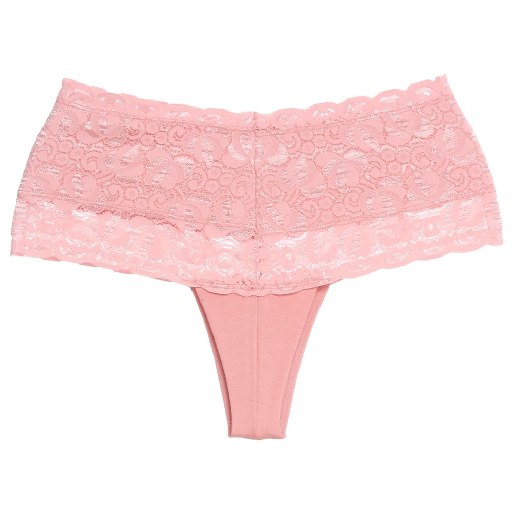 Calcinha Pala Alta Em Renda Fio Duplo Algodão Momento íntimo