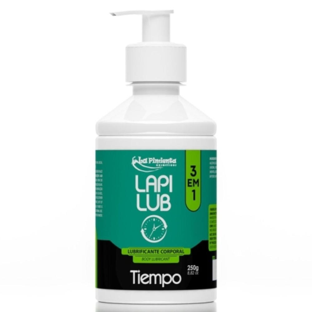 Lapi Lub Lubrificante Corporal 3 Em 1 Tiempo 250g La Pimienta