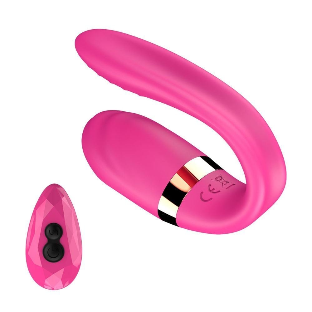 Vibrador Com Estimulador 7 Modos Vibratórios C/ Controle Remoto Sex Massage 