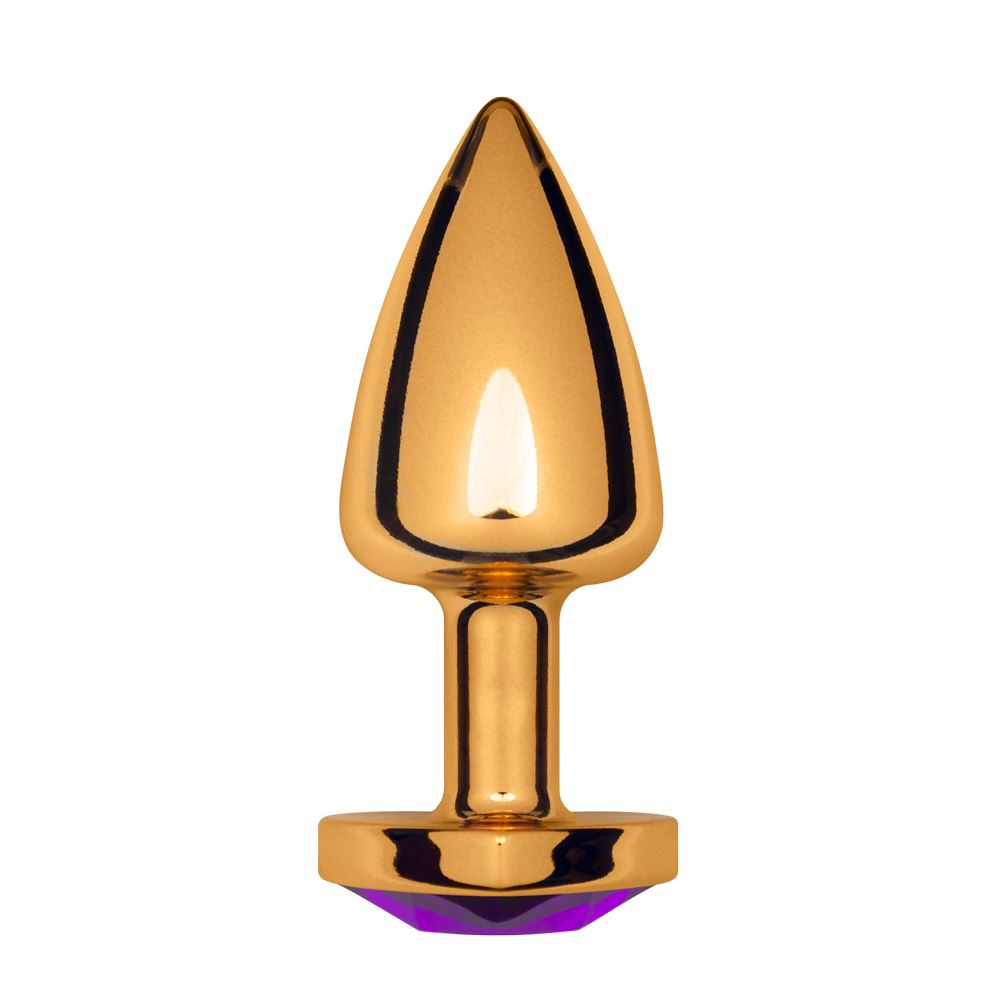 Plug Anal Coração Unique Gold La Pimienta