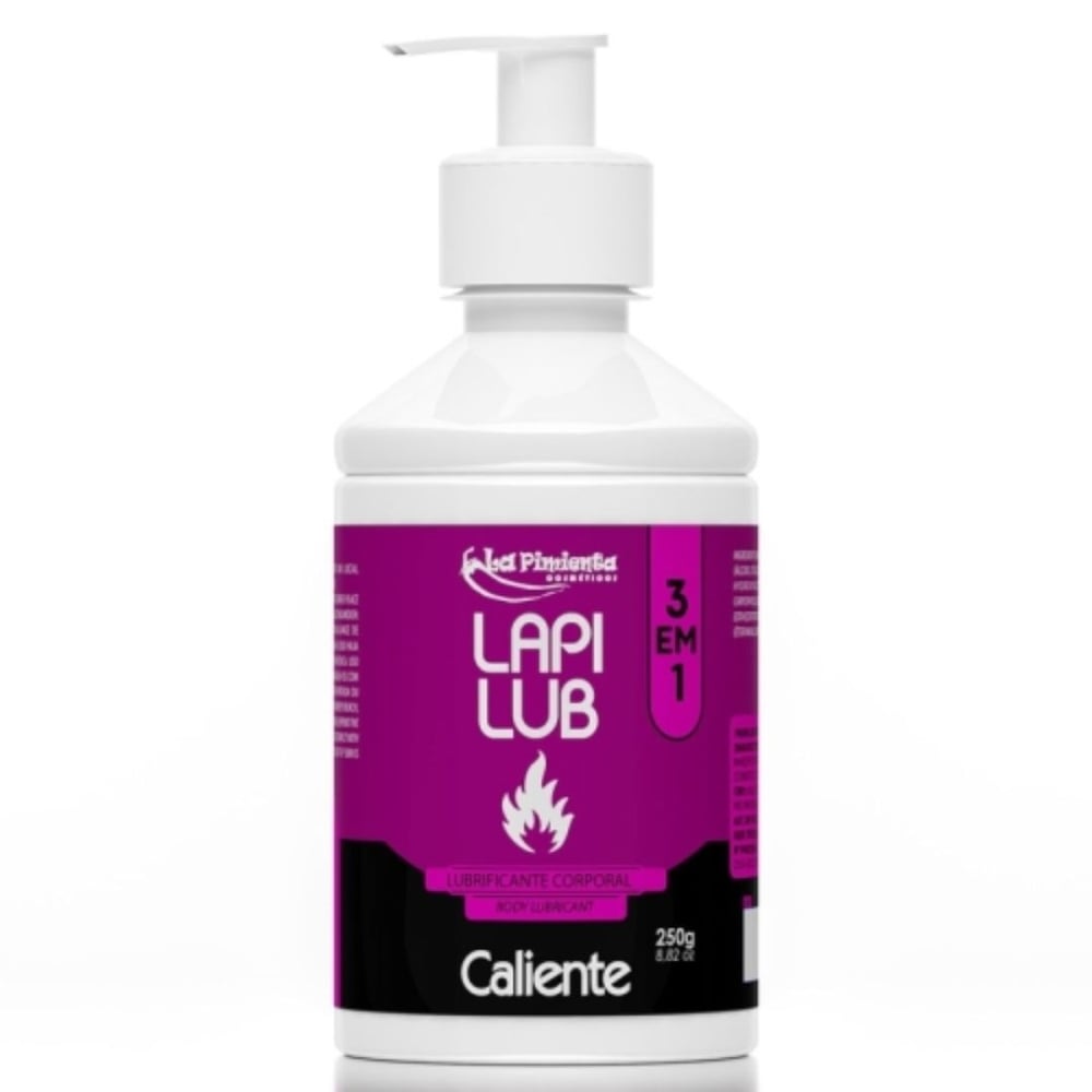 Lapi Lub Lubrificante Corporal 3 Em 1 Caliente 250g La Pimienta 