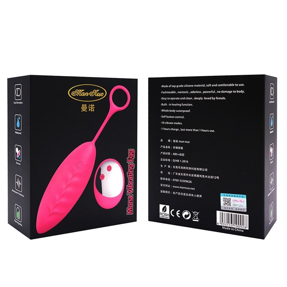 Capsula Vibratória Com Controle Remoto 10 Modos De Vibração Man Nuo