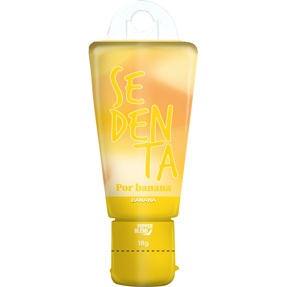 Sedenta Por Banana Gel Beijável 18g Pepper Blend