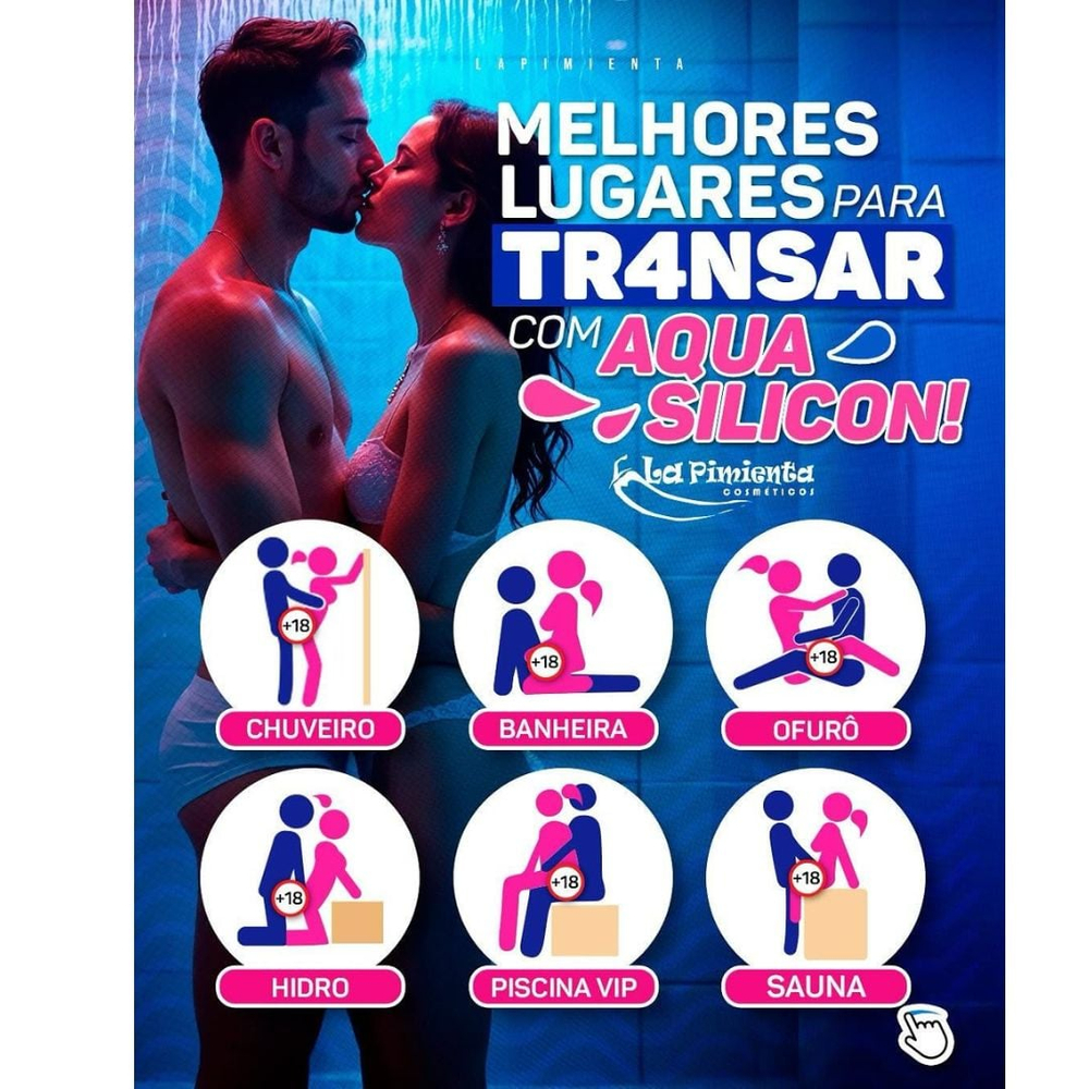 Aqua Silicon Lubrificante Corporal Resistente A água 250g La Pimienta