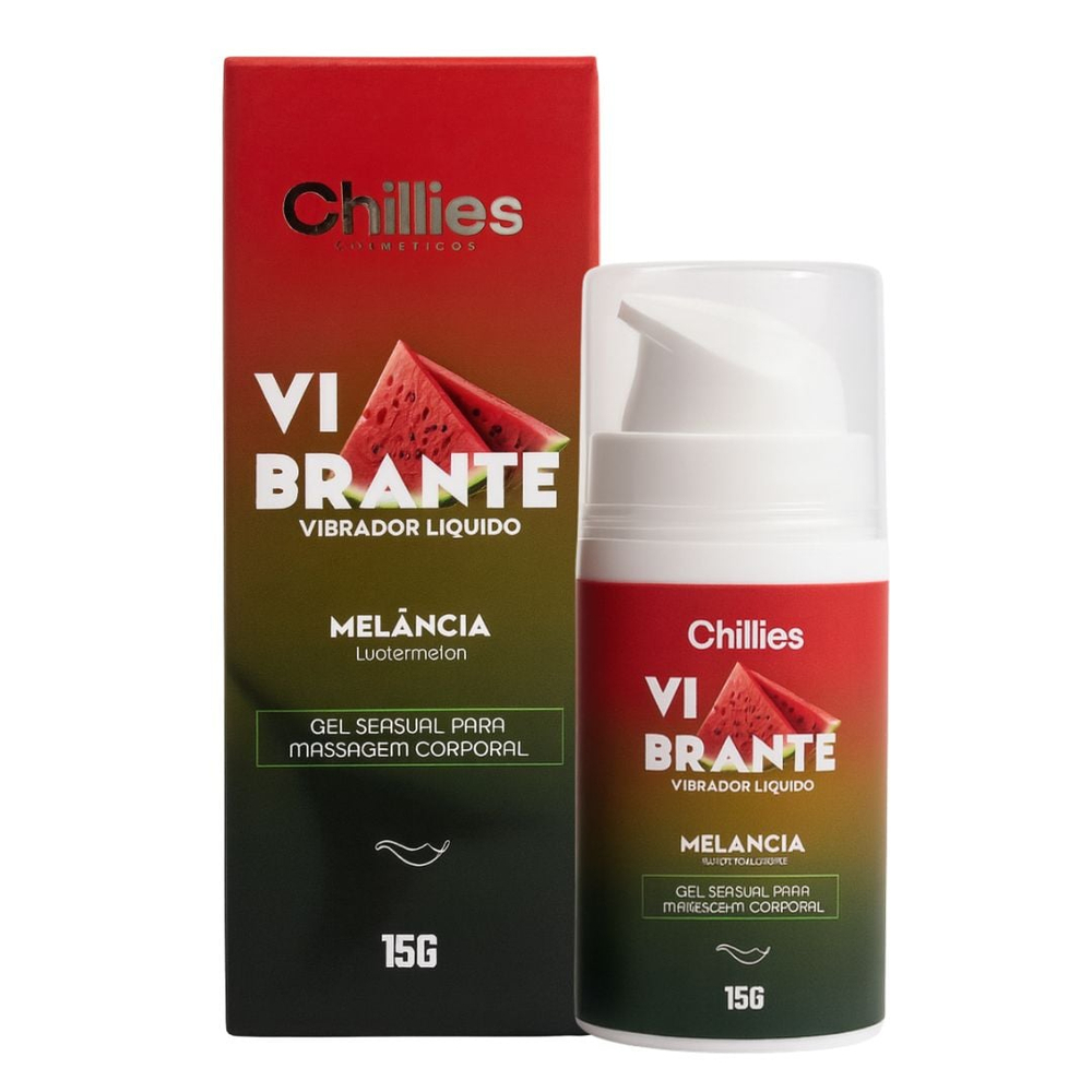 Vibrante Gel Vibrador Líquido Para Massagem 15g Chillies