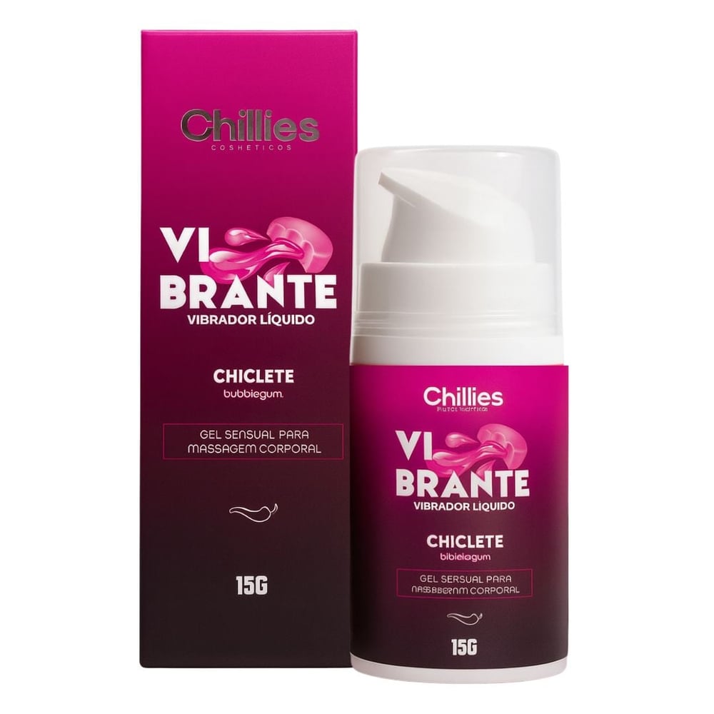 Vibrante Gel Vibrador Líquido Para Massagem 15g Chillies