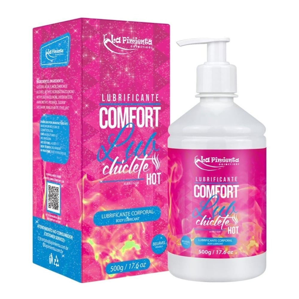 Comfort Lub Hot Lubrificante Beijável 500g La Pimienta