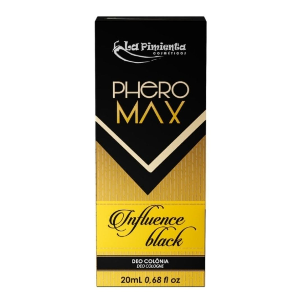 Phero Max Deo Colônia Influence Black 20ml La Pimienta