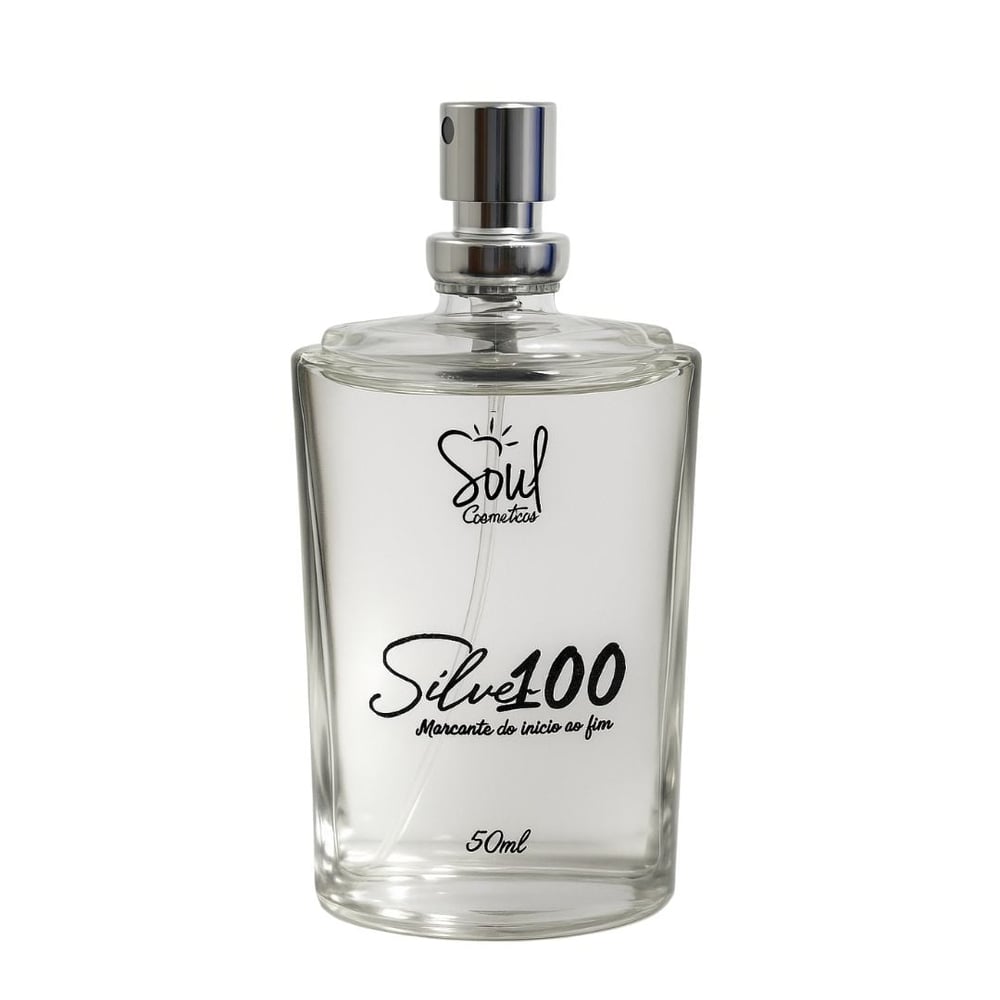 Silver 100 Colônia Masculina 50ml Soul Cosméticos 
