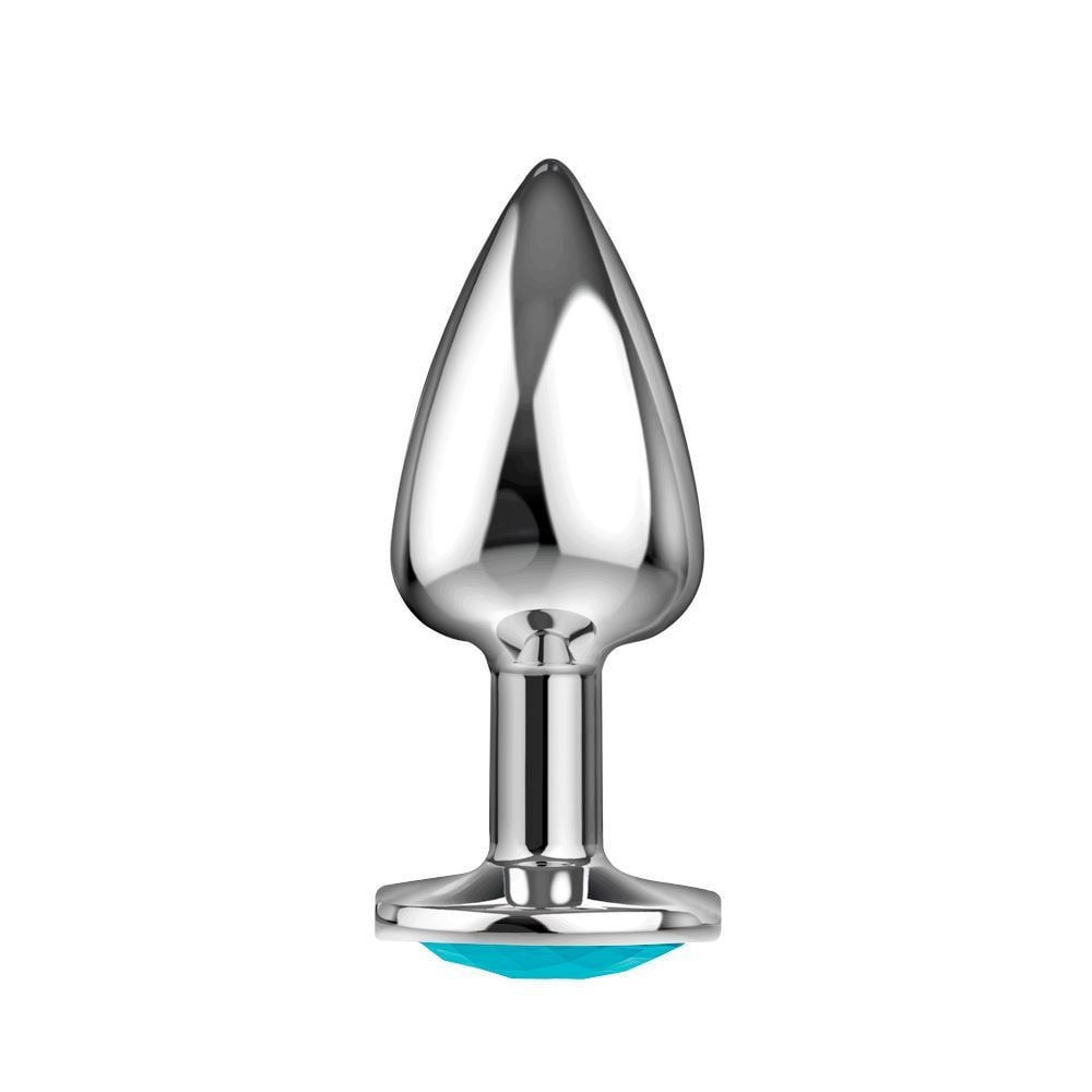 Plug Anal Silver Pedra Cristal La Pimienta