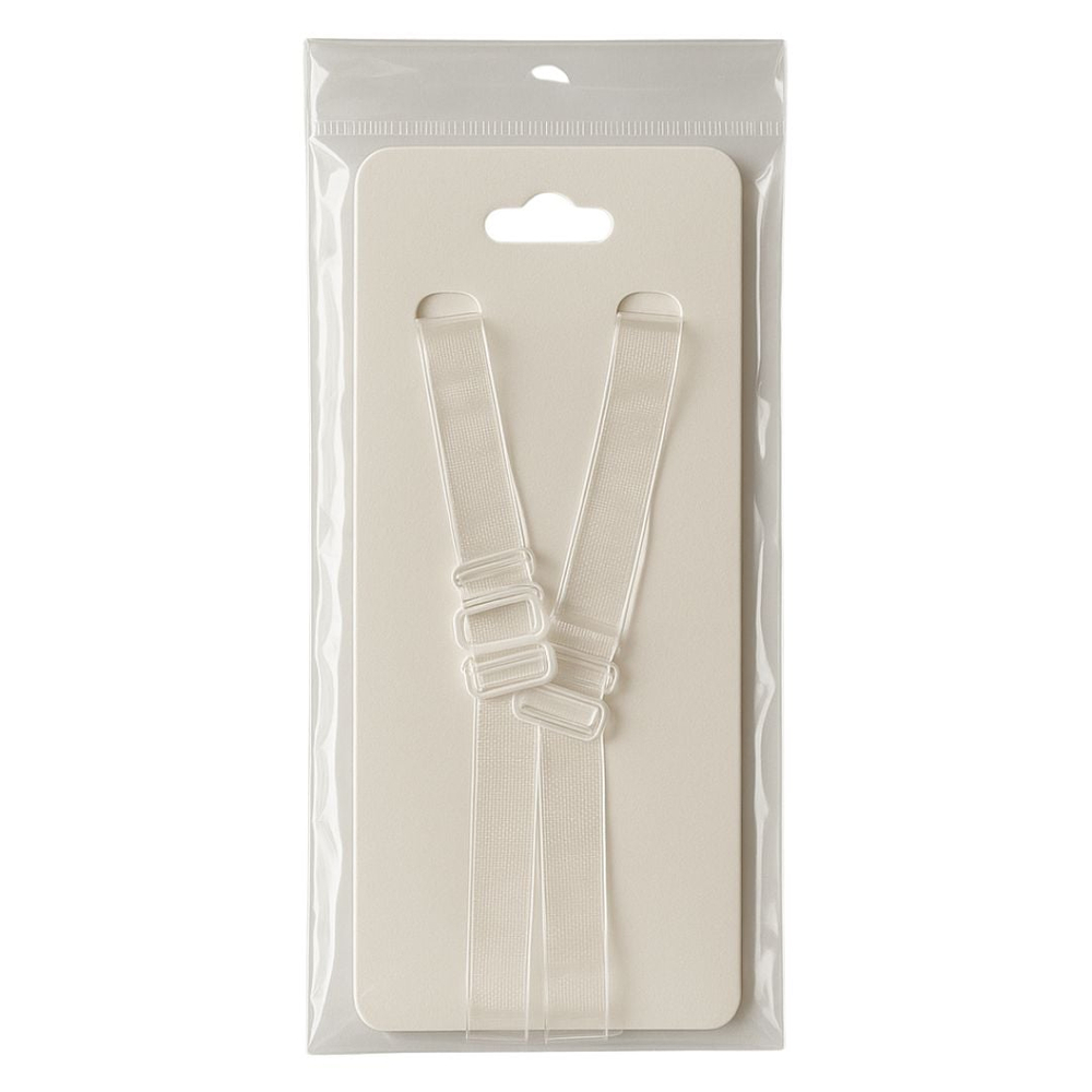 Alça De Sutiã De Silicone Fina Com Fecho Plástico