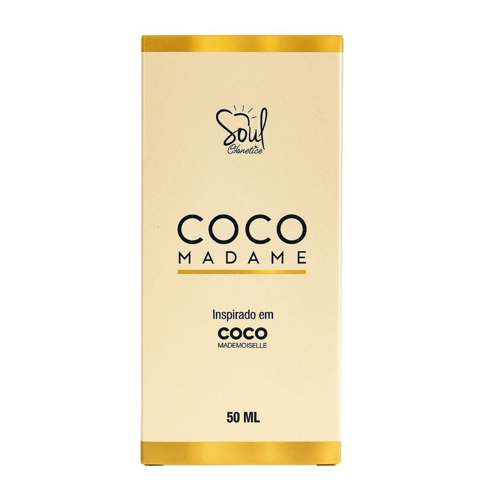 Coco Madame Colônia Feminina 50ml Soul Cosméticos