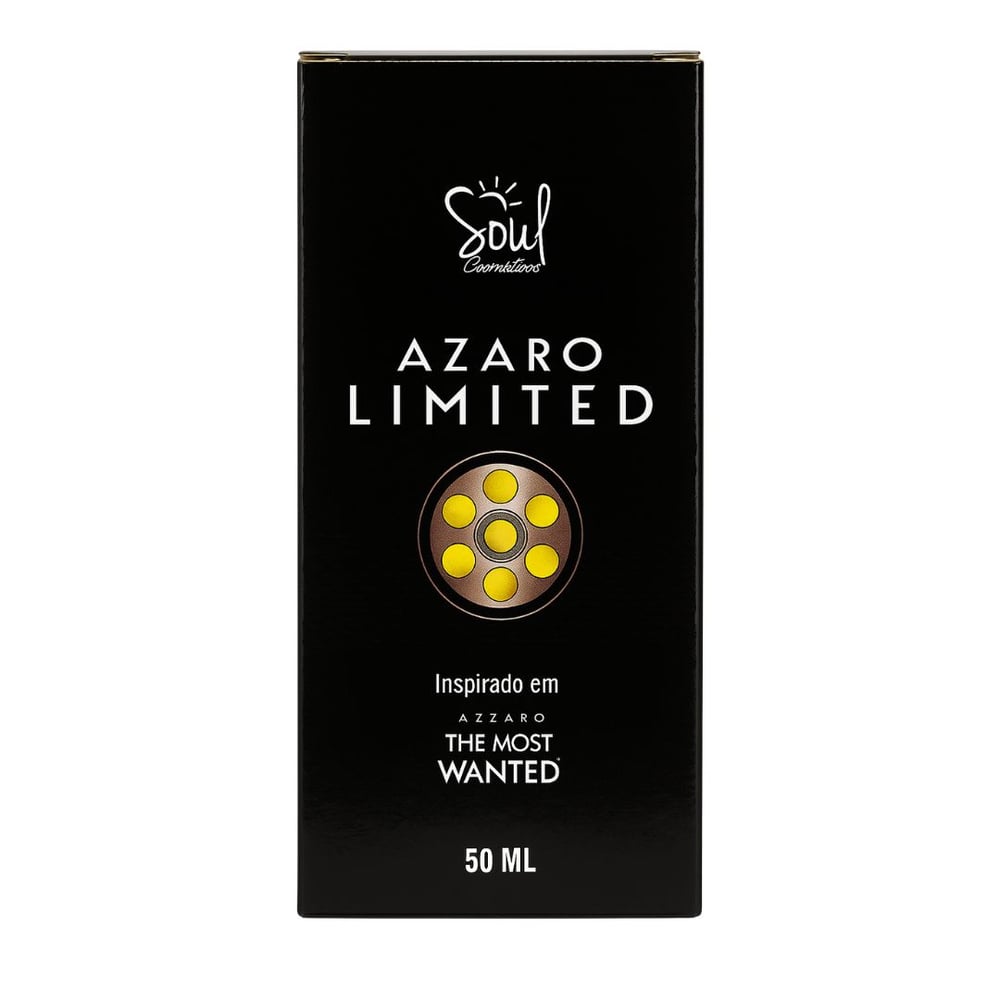 Azaro Limited Colônia Masculina 50ml Soul Cosméticos