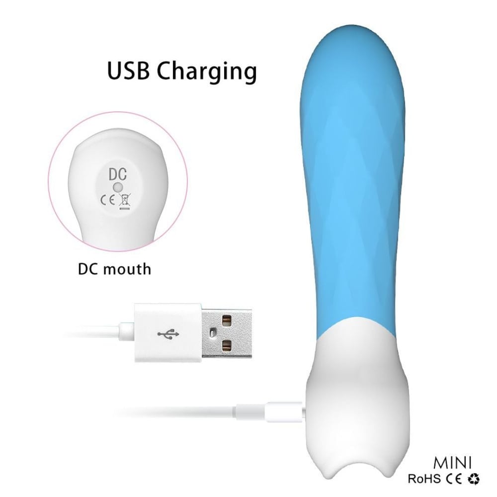 Estimulador De Clitóris Texturizado Recarregável 9 Vibrações Vibe Toys