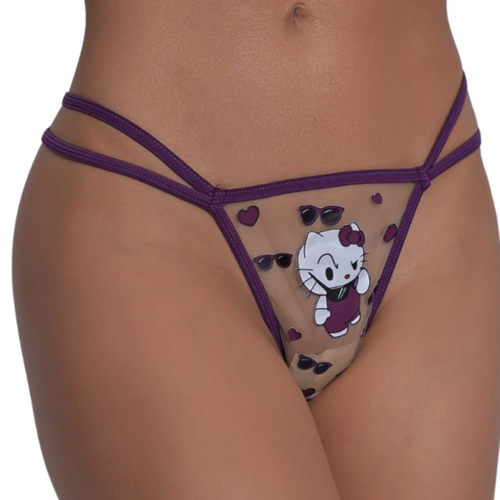 Calcinha Em Tule Hello Kitty Pop Pimenta Sexy