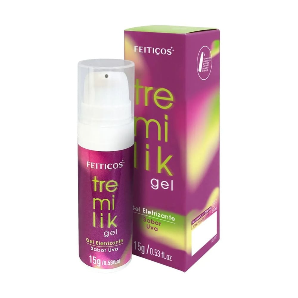 Tremilik Gel Eletrizante Beijável 15g Feitiços