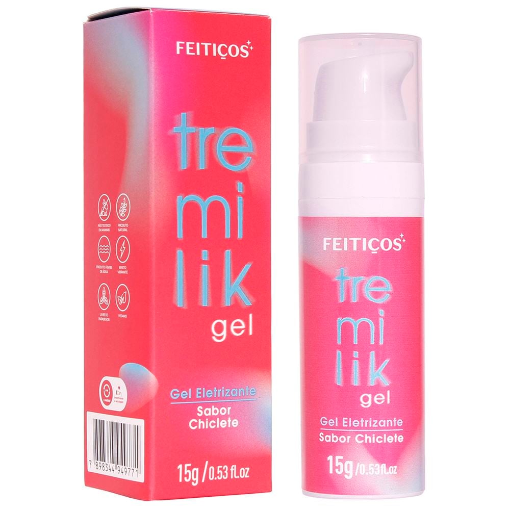 Tremilik Gel Eletrizante Beijável 15g Feitiços