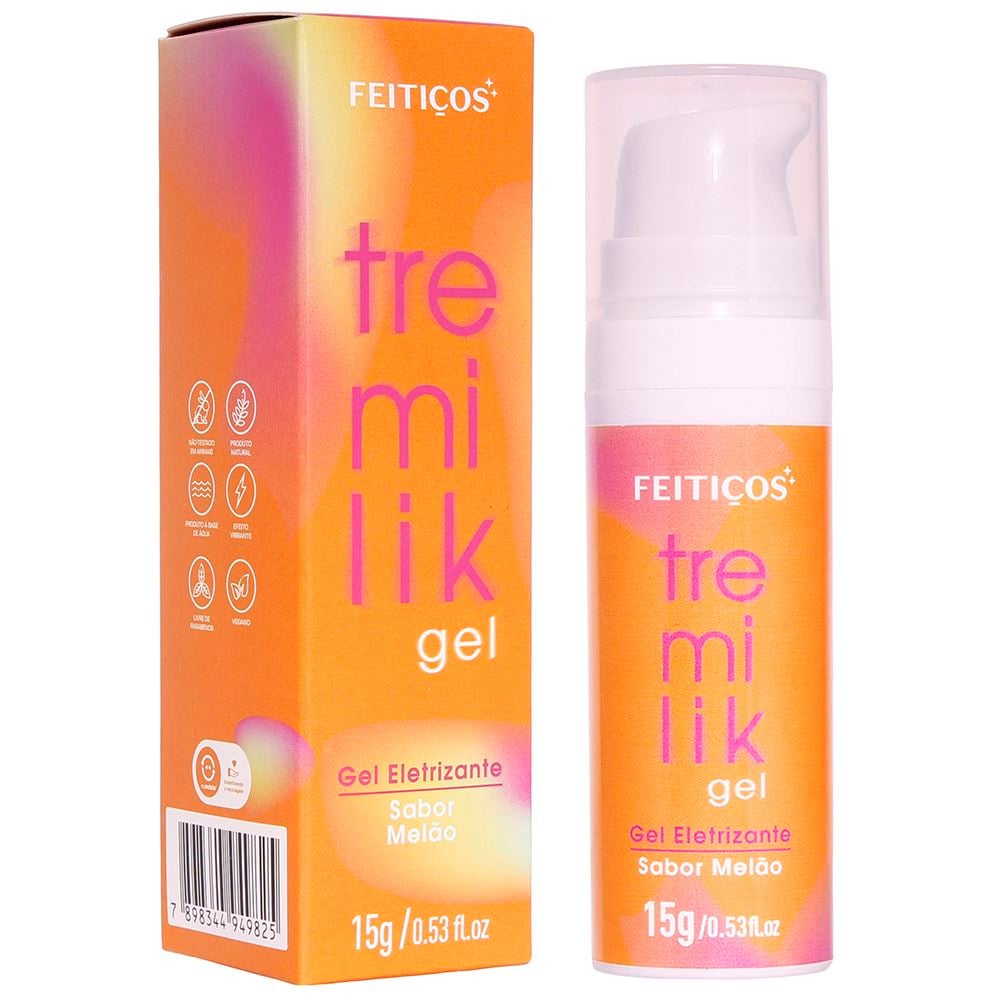 Tremilik Gel Eletrizante Beijável 15g Feitiços