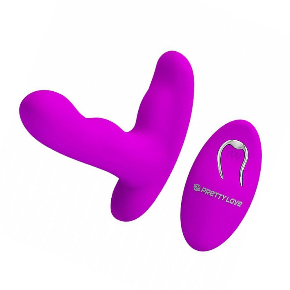 Vibrador Ponto G Com Estimulador Clitoriano Magic Fingers 12 Vibrações Pretty Love