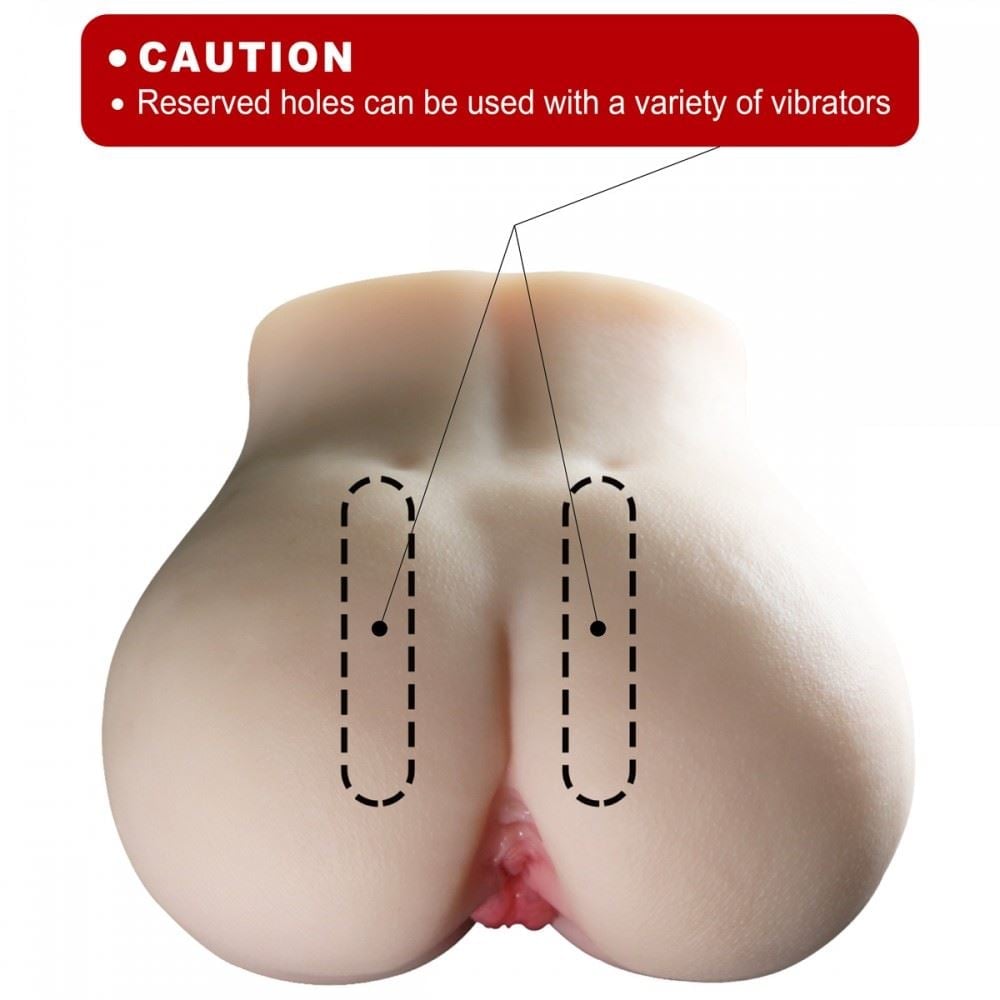 Masturbador Realista Com ânus Vagina E útero Penetráveis Crazy Lion