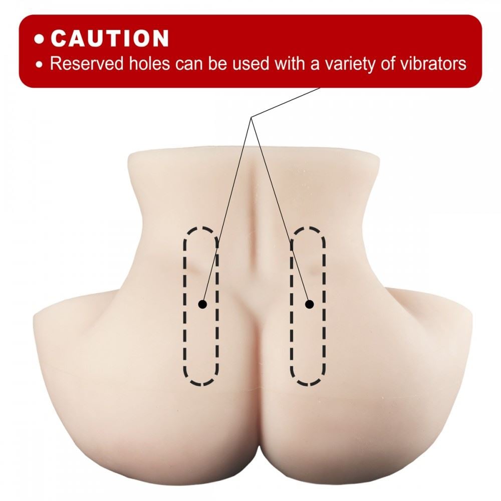 Masturbador Realísta Com ânus Vagina E útero Penetráveis Crazy Lion