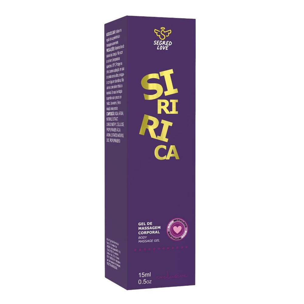 Siririca Gel Térmico Beijável Linha Exclusive 15ml Segred Love