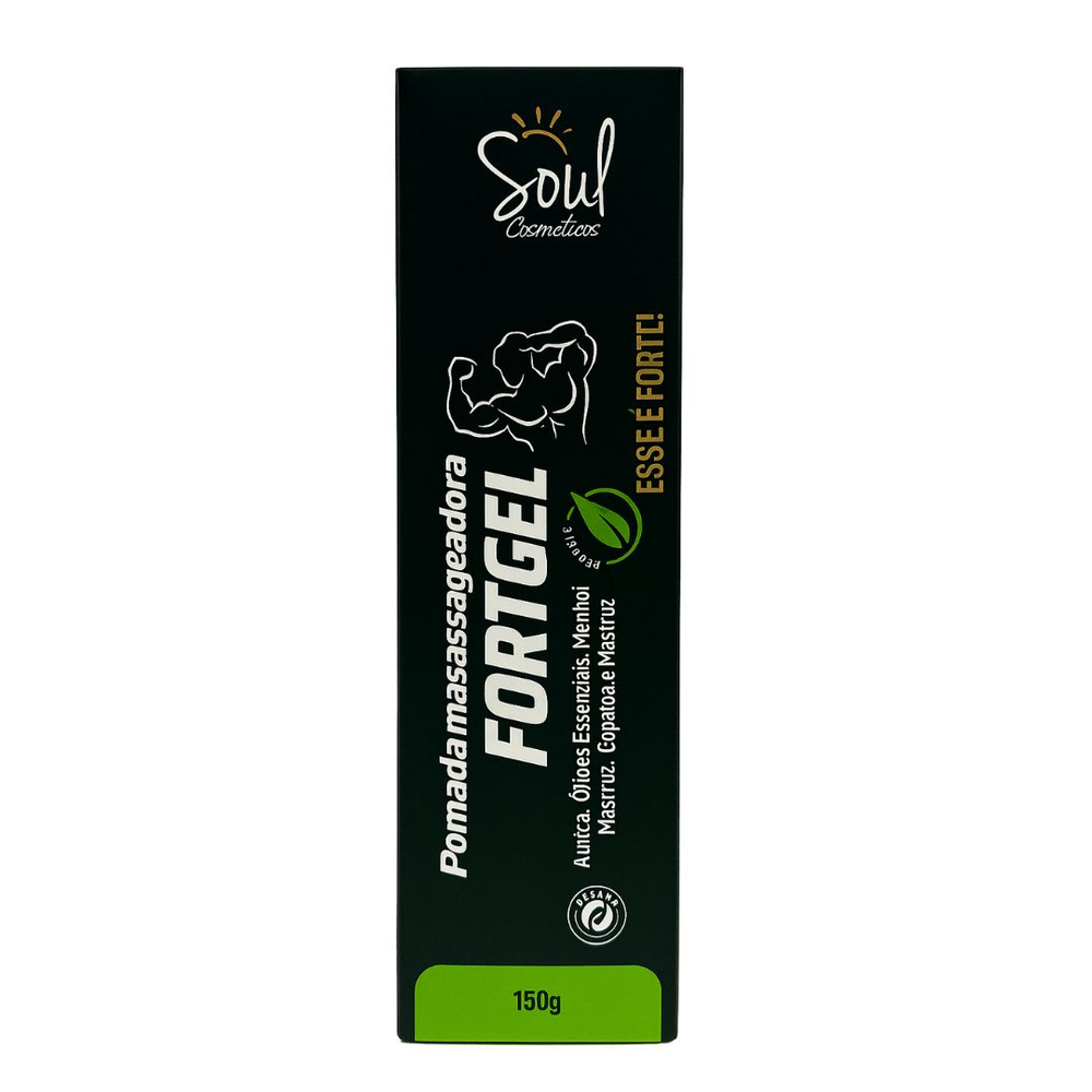 Fortgel Pomada Massageadora Forte 150g Soul Cosméticos