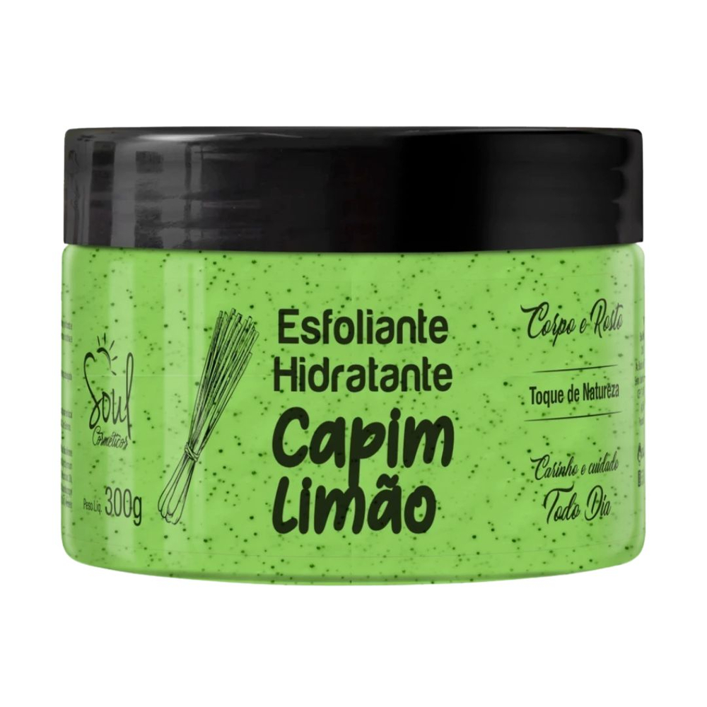 Esfoliante Hidratante Para Rosto E Corpo 300g Soul Cosméticos