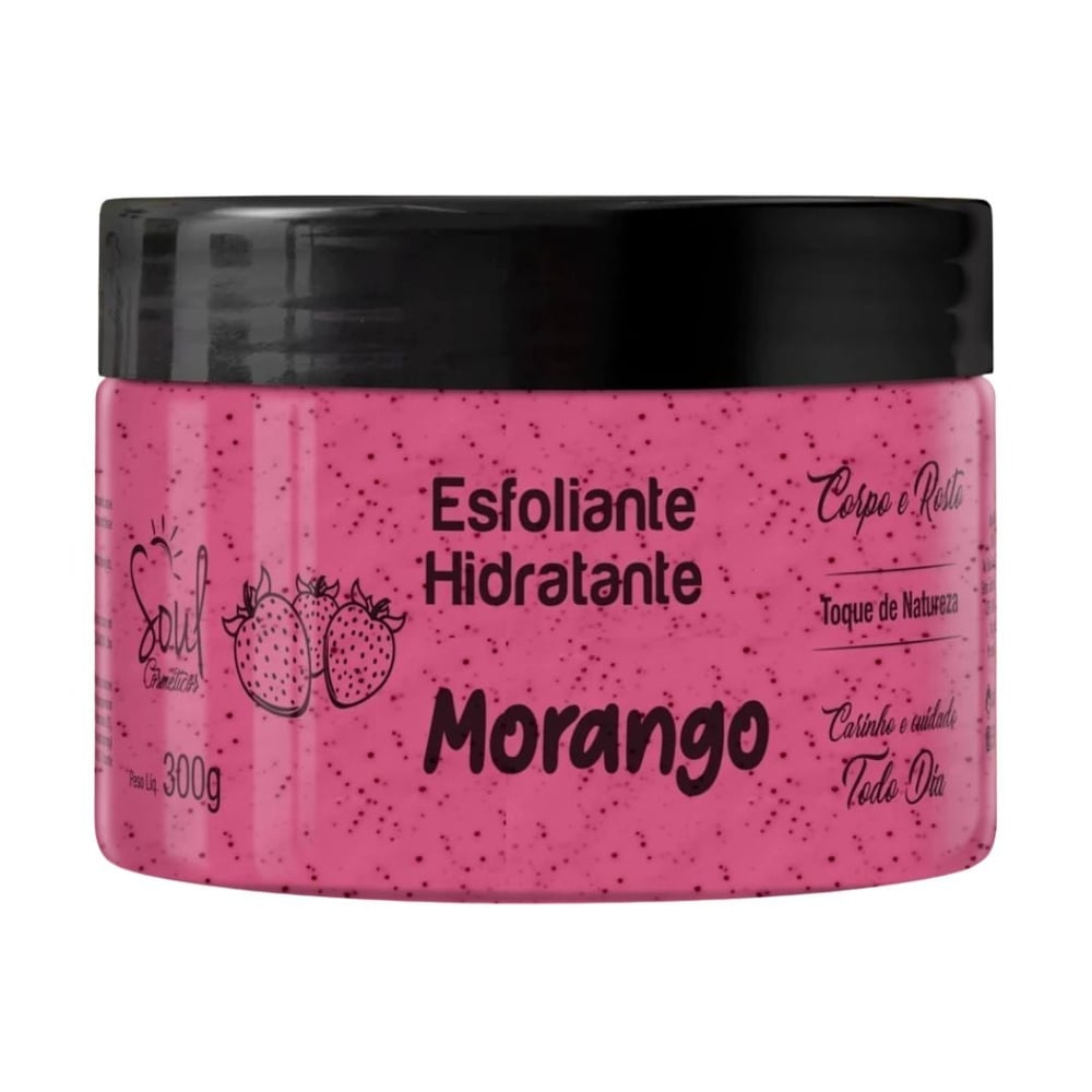 Esfoliante Hidratante Para Rosto E Corpo 300g Soul Cosméticos