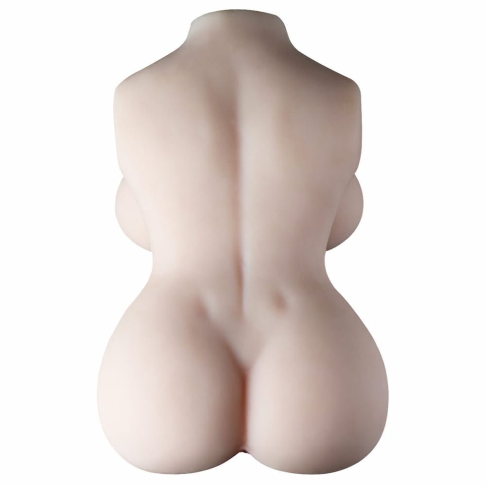 Masturbador Fomarto De Meio Corpo Com Vagina E ânus Vibe Toys