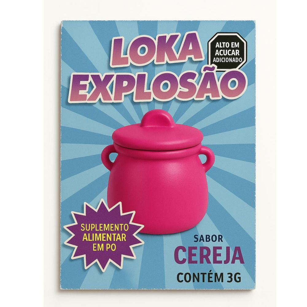 Loka Explosão Suplemento Alimentar Em Pó 3g Loka Sensação