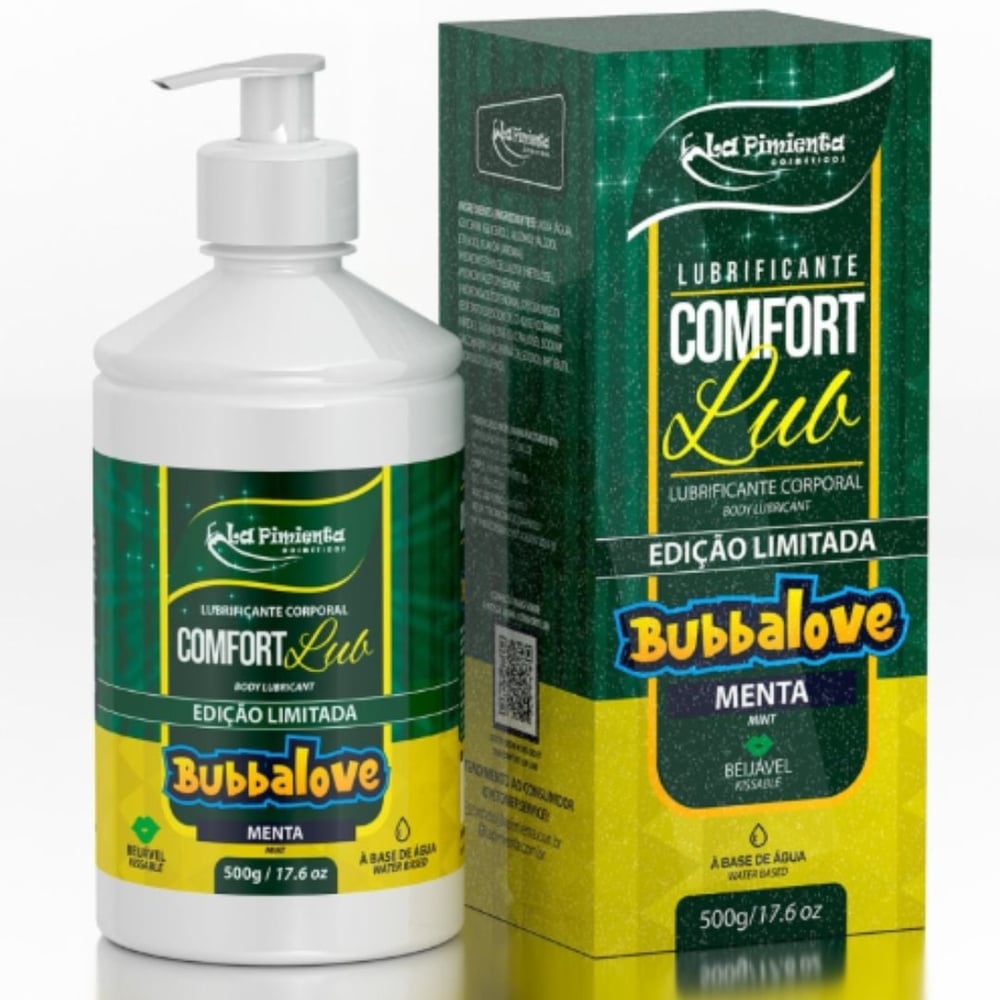 Comfort Lub Bubbalove Lubrificante Beijável 500g La Pimienta