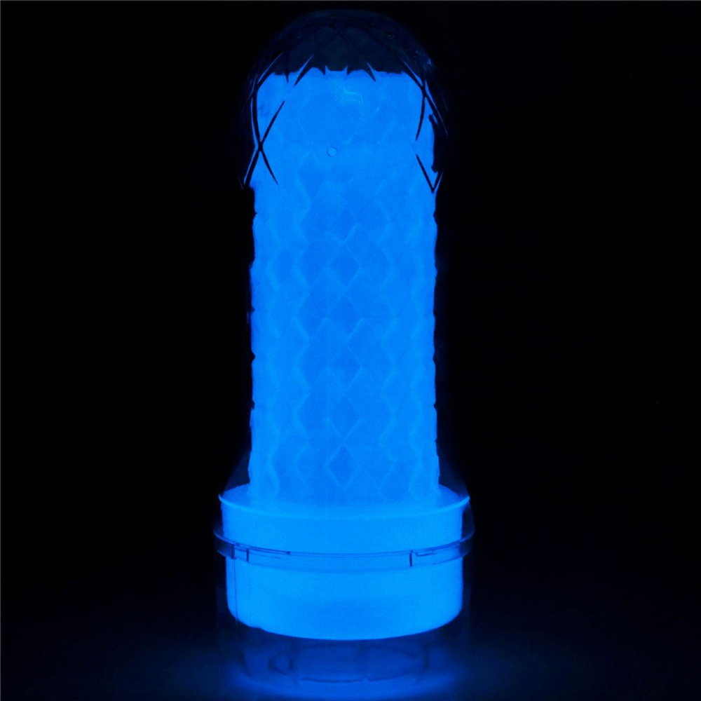 Masturbador Lanterna Fosforescente Ribbed Lumino Play Lovetoy