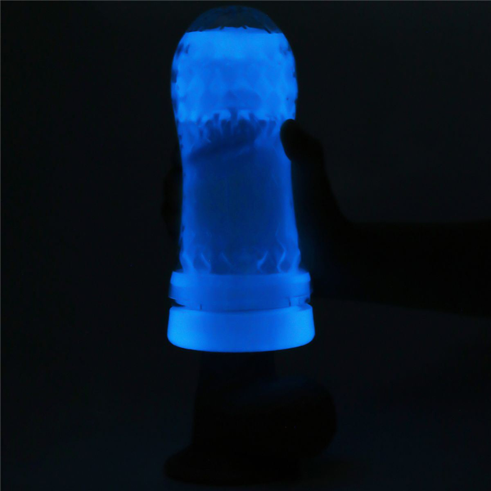 Masturbador Lanterna Fosforescente Ribbed Lumino Play Lovetoy
