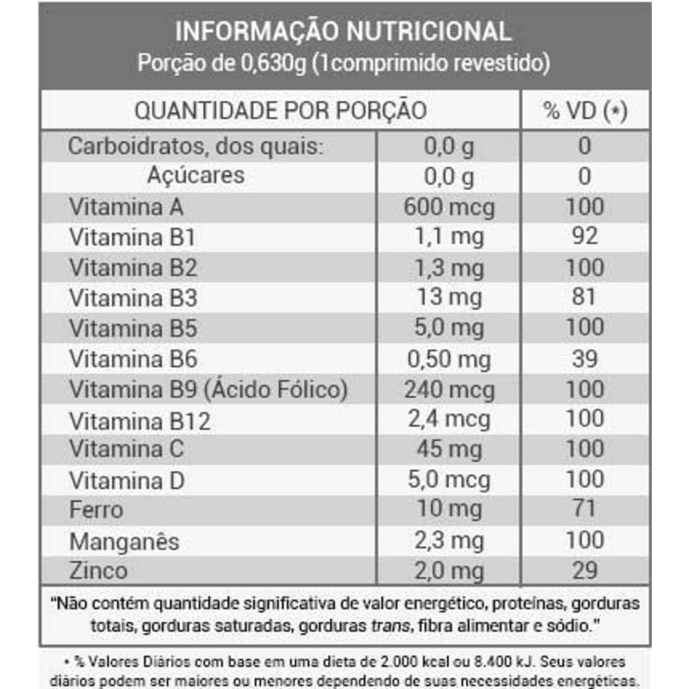 Lavitan Original Vitaminas A-z 60 Cápsulas Cimed