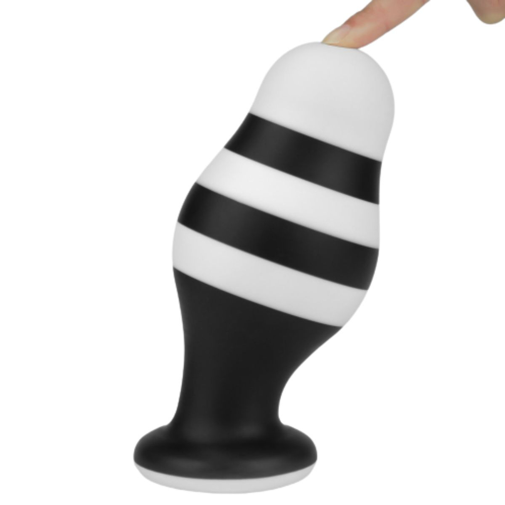 Plug Anal Com Listras 17 X 7,4cm Linha X-missioner Lovetoy