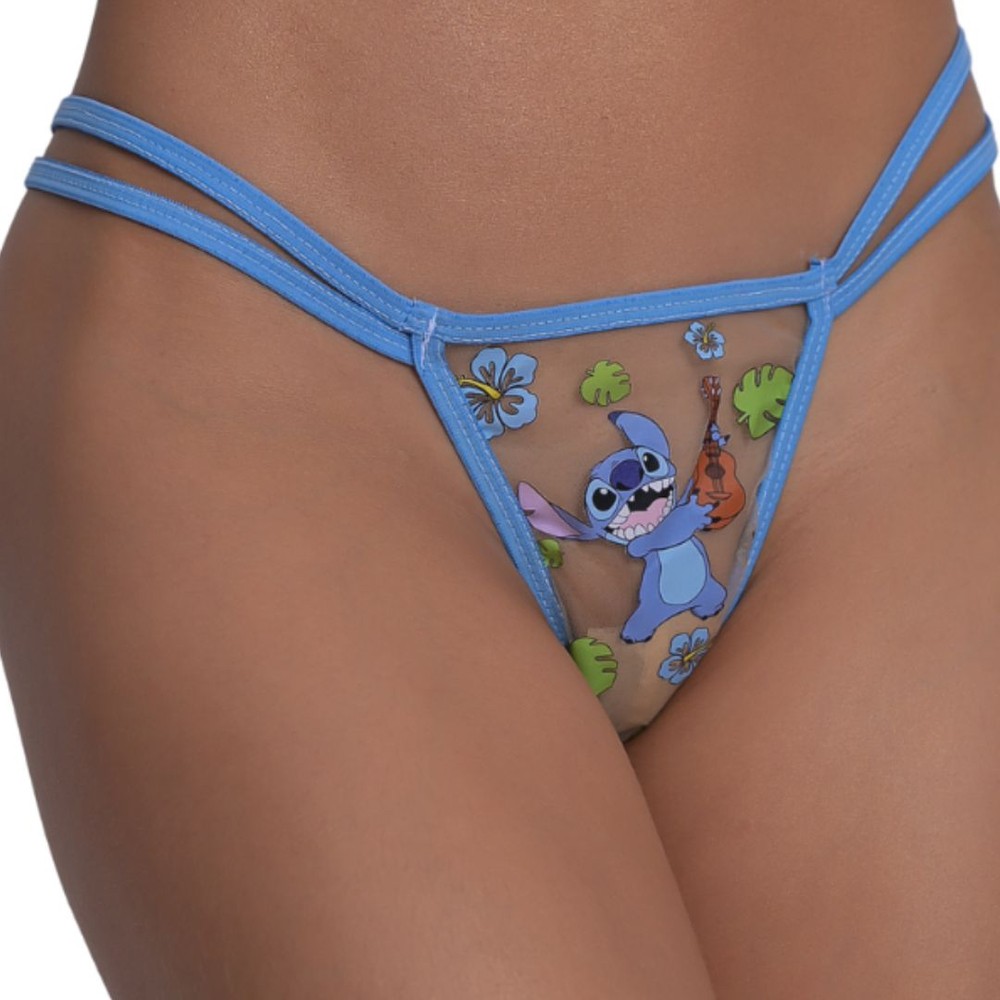 Calcinha Em Tule Stitch Aloha Pimenta Sexy