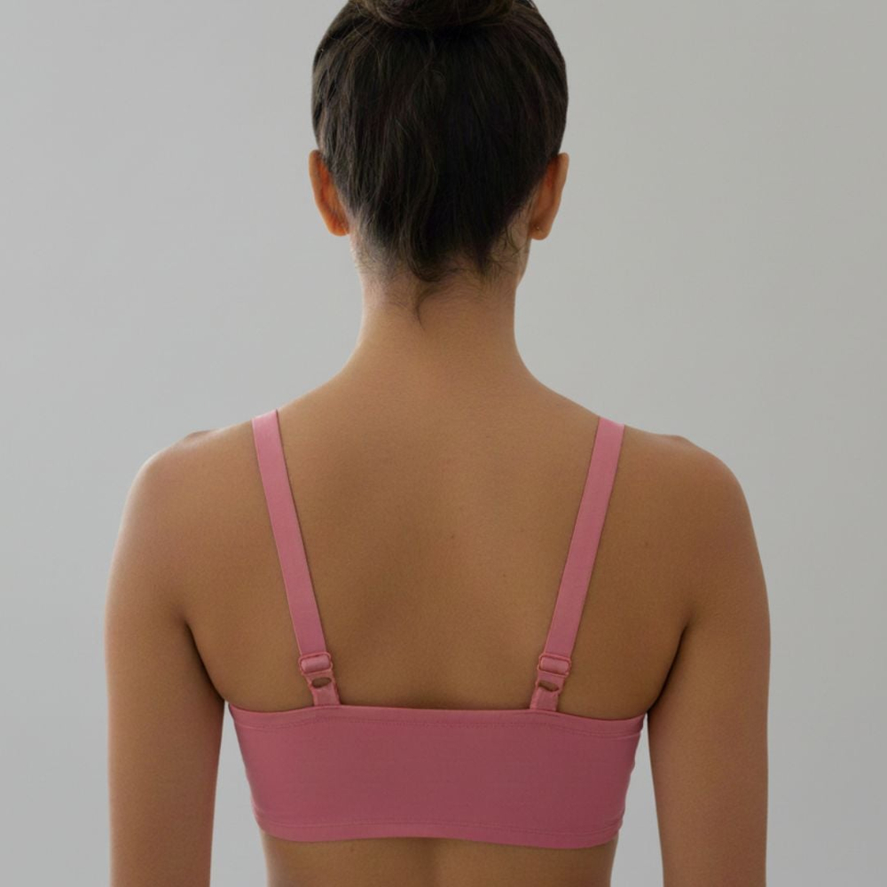 Sutiã Topper Embutido Liso Joyce Com Bojo Removível Patitex