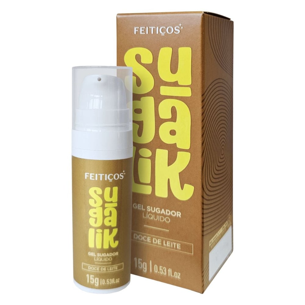Sugalik Gel Sugador Líquido Beijável 15g Feitiços