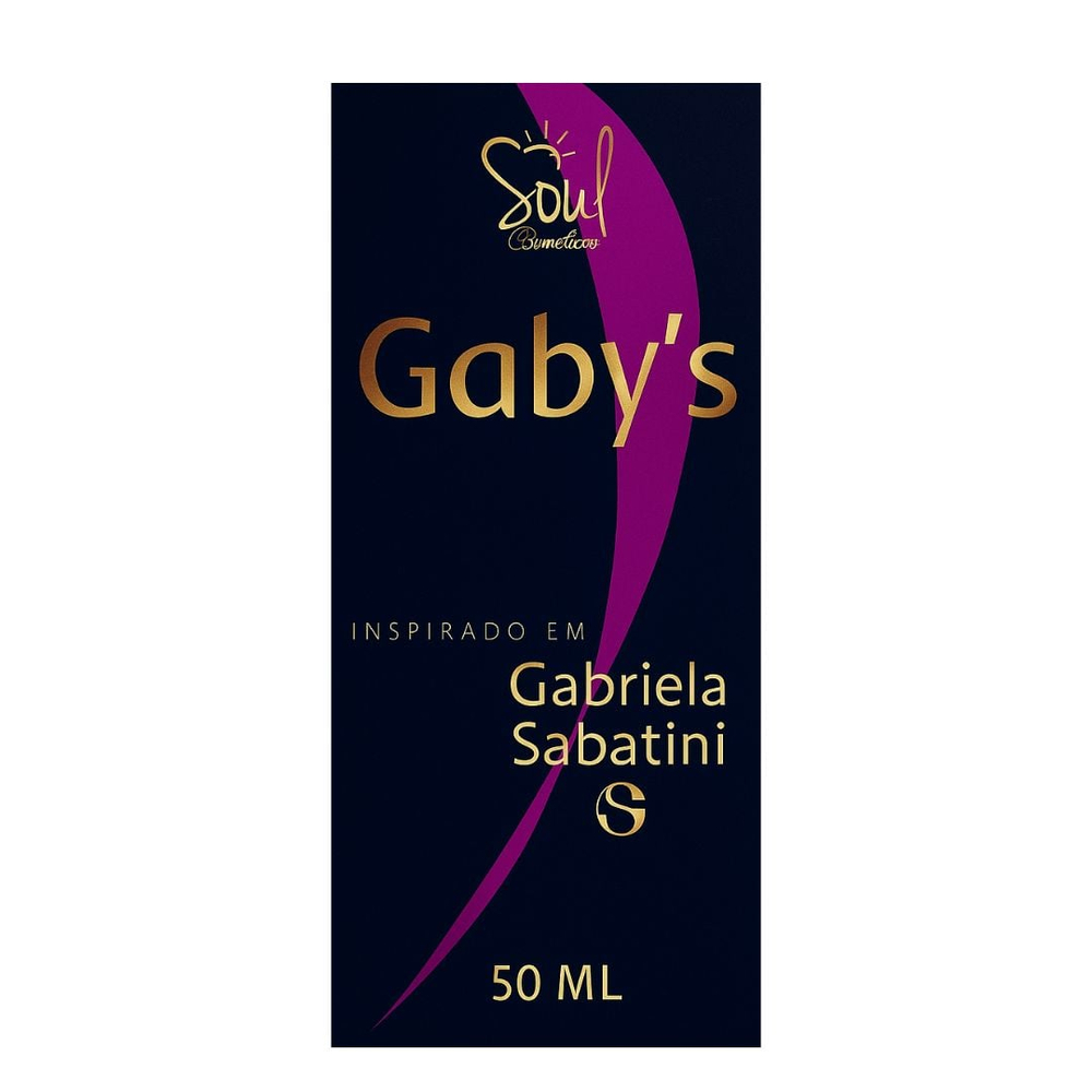 Gaby's Colônia Feminina 50ml Soul Cosméticos 